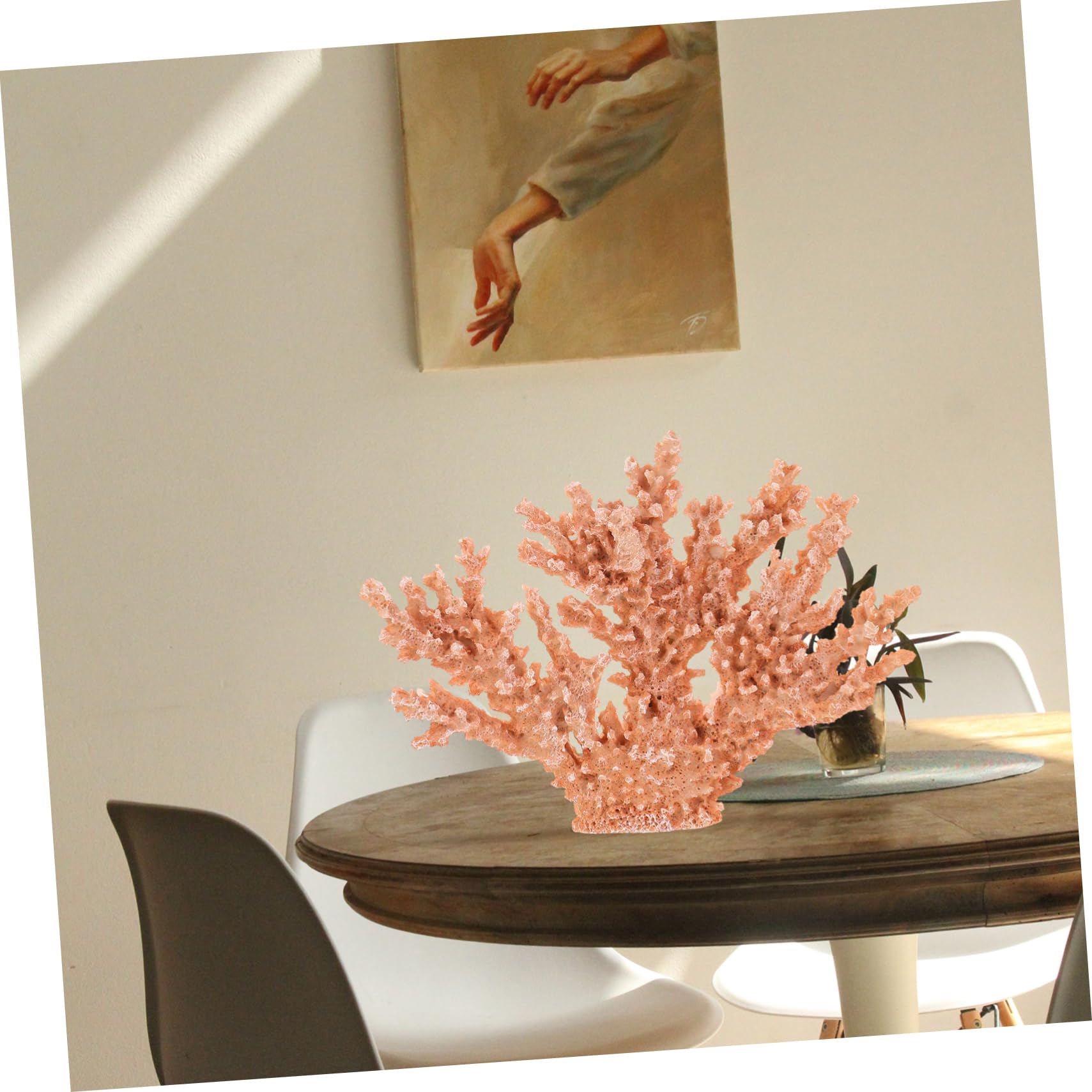 Amazon.co.jp: LIOOBO 赤いサンゴの置物 卓上用装飾品 デスク